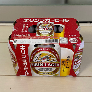 キリンラガービール6缶の画像