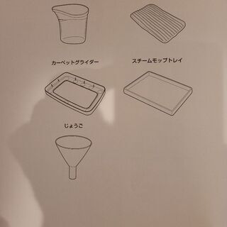 アイリスオーヤマ スチームクリーナー STP-201 と延長コード5mの画像