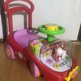 子供用　ハローキティー車　乗用　おもちゃの画像