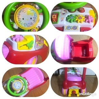 子供用　ハローキティー車　乗用　おもちゃの画像