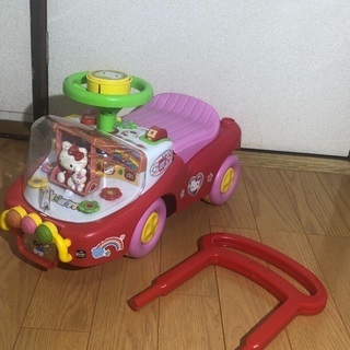 子供用　ハローキティー車　乗用　おもちゃの画像