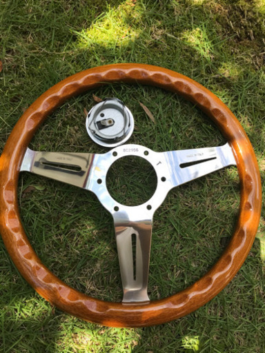【当時物】旧車　NARDI ナルディ ウッド ステアリング 