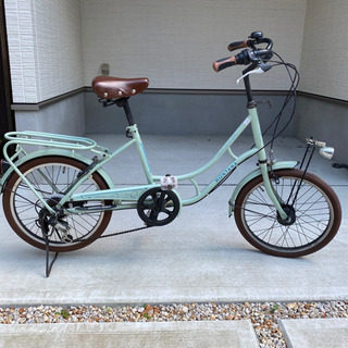 引取可能な方！オシャレ自転車 可愛いミニベロ