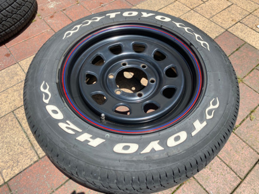 デイトナホイール&TOYO H2Oセット　6穴　ハイエース 4WD