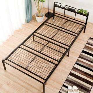最終値下げ!!新品未使用!!パイプベッド＆マットレスセット✩.*˚