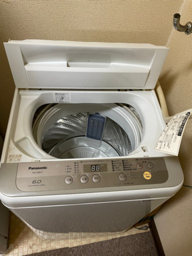 6キロ洗濯機　帯広十勝　6月末まで