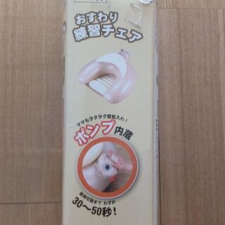 おすわり練習チェアビニールクッションの画像