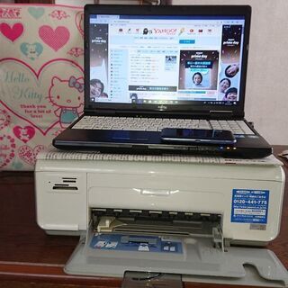 パソコンとプリンターのセット、初心者の方々に‼️