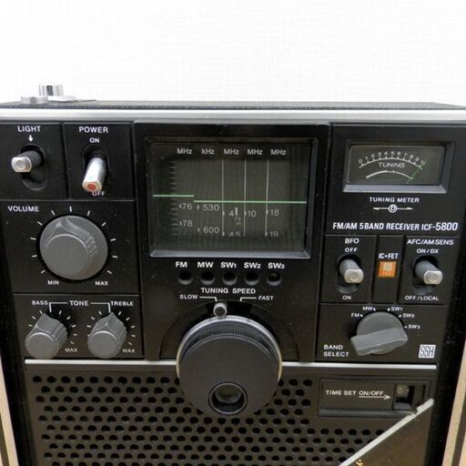 ラジオ SONY ソニー ICF-5800 スカイセンサー 5バンドマルチバンドレシーバー FM/MW/SW1/SW2/SW3 アンテ