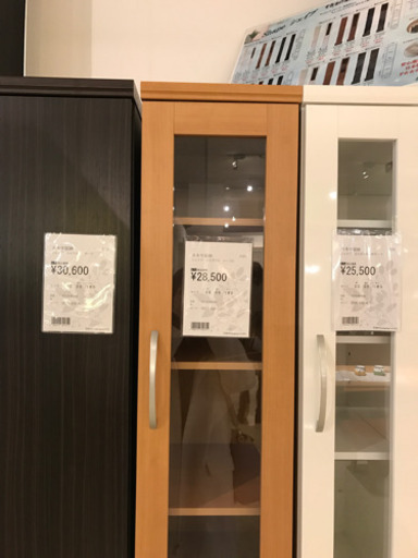 【値下げ】食器棚　東京インテリア