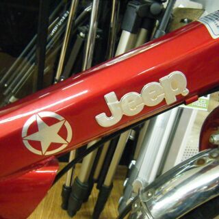 Jeep 子供用自転車 16インチ 男の子 赤 カゴ 補助輪 ジープ 自転車