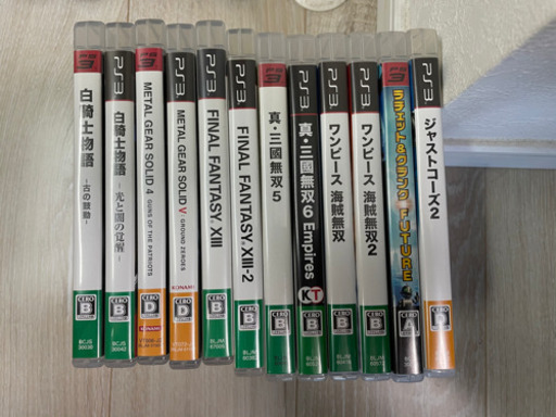 PlayStation3本体（コントローラー2点、HDMI付）・ソフト12本セット