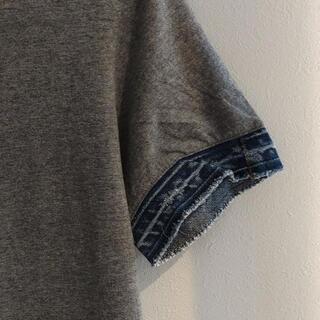 DIESEL(ディーゼル)　デニム加工Tシャツの画像