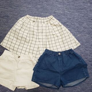 女の子→キュロット　サイズ130～150