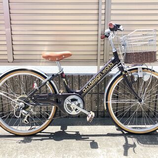 子供用自転車 22インチ 白 美品 引取限定 自転車