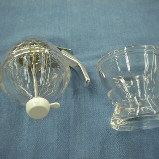 ハニーディスペンサー はちみつディスペンサー 蜂蜜 ハチミツ入れ ガラス 札幌 西岡店の画像