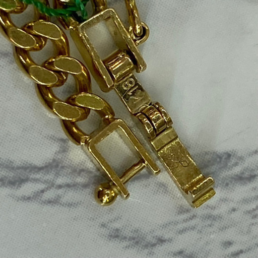 【中古品】K18 2面シングル　29.5g 52cm［534］