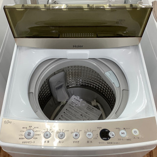 店頭販売のみ】Haierの全自動洗濯機『JW-C60C』入荷しました
