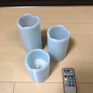 【ほぼ新品】リモコン付きLEDキャンドルライト
