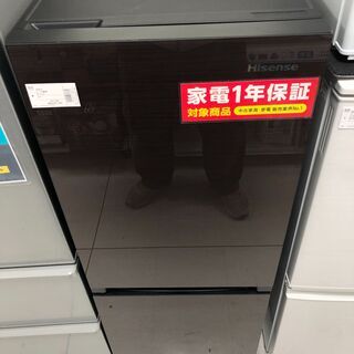 1年間動作保証付　Hisense　2ドア冷蔵庫　154L　2020年製【トレファク南柏店】
