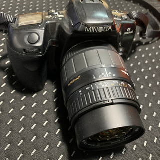 minolta カメラ＋sigma望遠レンズ