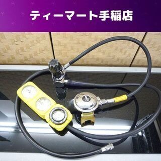 アクアラング レギュレーターセット 圧力計 ゲージ ダイビング機...