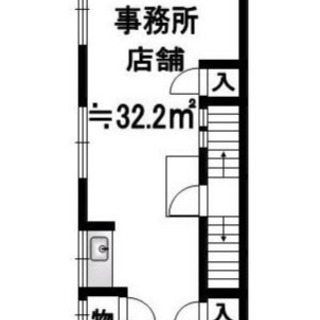 ★貸店舗・事務所★上野芝駅１分　駅前ビル２階　３２．２㎡　店舗・...