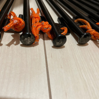 【ケース付き】Soomloom スチール ソリッド ペグ 30cm 16本の画像