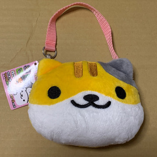 ねこあつめ フック付 ぬいぐるみ パスケース