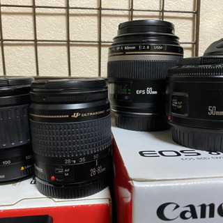 Canon EOS80D レンズ4本セットの画像