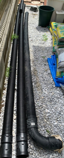 ダブル管と雨水浸透桝