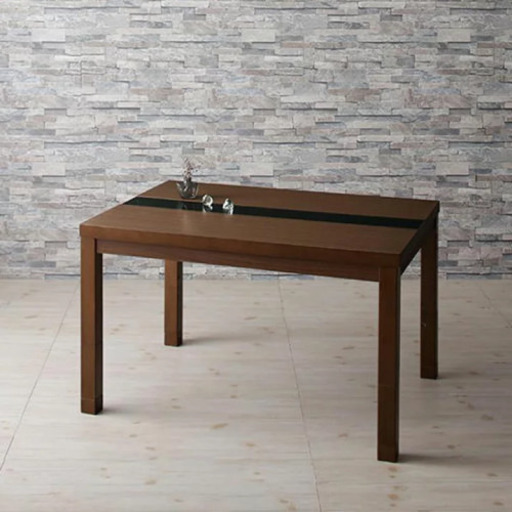 高さ調節可能　ダイニングテーブル　こたつヒーター付き