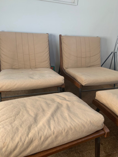 TRUCK  BOOMERANG CHAIR&OTTOMAN