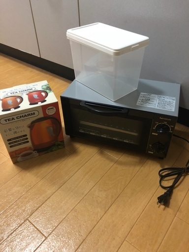 受付終了‼︎オーブントースターと電気ケトル