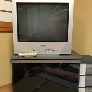 パナソニック　ブラウン管　テレビ台セット