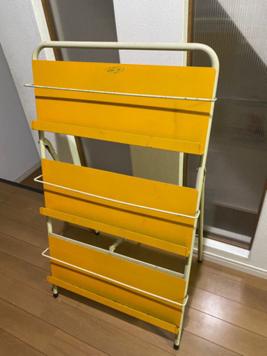 ヴィンテージ折りたたみブックラック