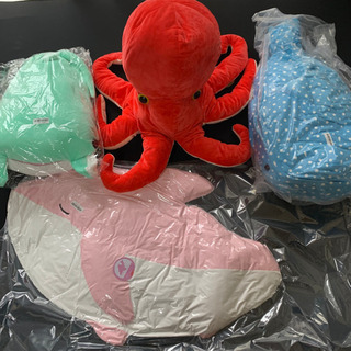 ぬいぐるみ　海　海洋生物　クレーンゲームの画像
