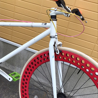 ハイボルテージ固定ギア+フリー ピストバイク自転車シングルスピード クロモリ格安の画像