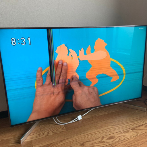 テレビ　49インチ　壊れてます。