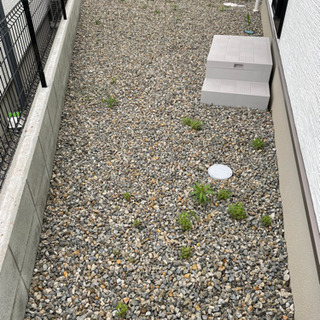 砂利　約7×2メートルの画像
