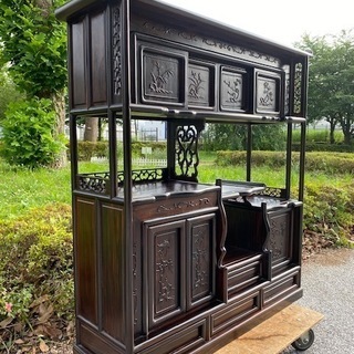 ◎お値下げしました‼️☆早いもの勝ち‼️逸品 紫檀 総無垢材