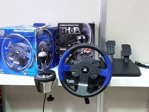 スラストマスター T150 フォースフィードバック ハンコン TH8A シフター セット PS3/PS4 THRUSTMASTER 札幌市東区 新道東店