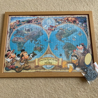 ディズニー　ジグソーパズル完成品　＆　額縁　セット