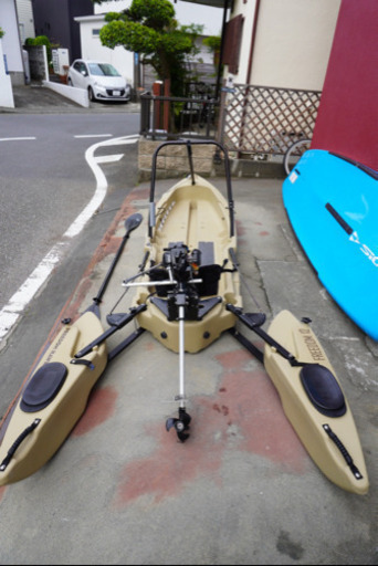 シーカヤック　フリーダム12 カヤック　船外機付き　ジェイモSP-1