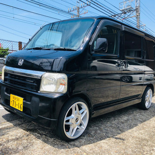 商談中　車検付　ホンダバモス　ターボ　　16インチアルミ