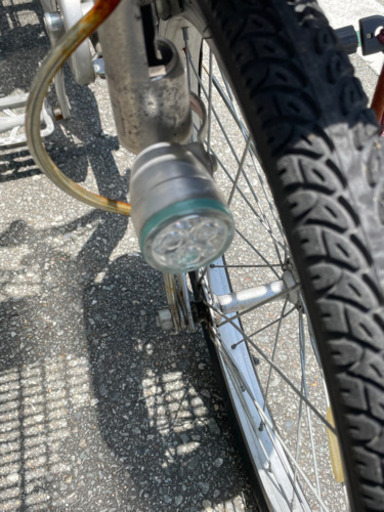 三輪自転車、タイヤ入れ替え済み。