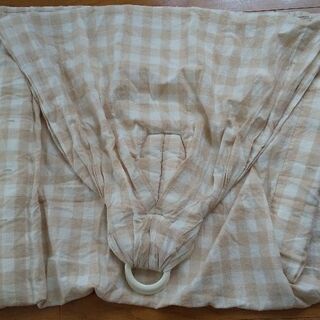 更に値下げ中 美品 しろくま堂 スリング 抱っこひもの画像