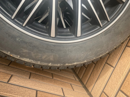 ラクティス　中古タイヤ及びホイールセット