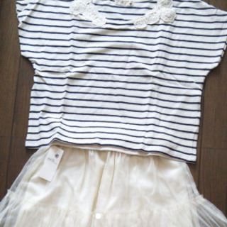 未使用アースミュージック&エコロジートップス、タグ付きスカート!!