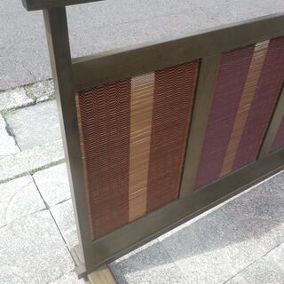 ■配達可■和風 ついたて 衝立 仕切り 和室 座卓用 幅120の画像